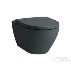   Laufen MODERNA S Silent Flush rimless fali WC, ülőke nélkül, matt graphite H8215417580001