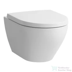  Laufen MODERNA S Compact Silent Flush rimless fali WC LCC bevonattal, ülőke nélkül, fehér H8215444000001