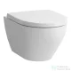 Laufen MODERNA S Compact Silent Flush rimless fali WC LCC bevonattal, ülőke nélkül, fehér H8215444000001