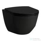 Laufen Pro mélyöblítésű fali rimless wc,matt fekete H8219667160001