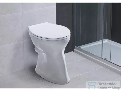 Jika DINO laposöblítéses álló WC, alsó kifolyású, ülőke nélkül, fehér H8220080000001