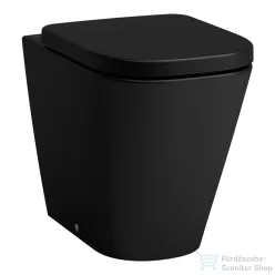   Laufen MEDA perem nélküli,mélyöblítésű,falhoz tolható álló wc,matt fekete H8231117160001