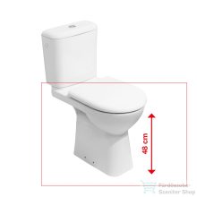   Jika DEEP BY JIKA magasított alsó kifolyású monoblokkos wc, tartály és ülőke nélkül, fehér H8236170000001