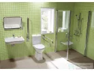 Jika DEEP BY JIKA magasított alsó kifolyású monoblokkos wc, tartály és ülőke nélkül, fehér H8236170000001