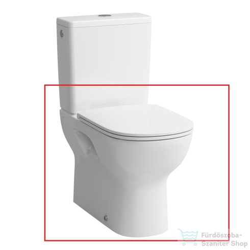 Laufen Lua perem nélküli monoblokkos wc tartály és ülőke nélkül (bal oldali vízbevezetéssel),H8240810002311