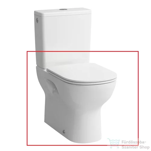 Laufen Lua perem nélküli monoblokkos wc tartály és ülőke nélkül (bal oldali vízbevezetéssel),H8240810002311