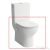 Laufen Lua perem nélküli monoblokkos wc tartály és ülőke nélkül (bal oldali vízbevezetéssel),H8240810002311