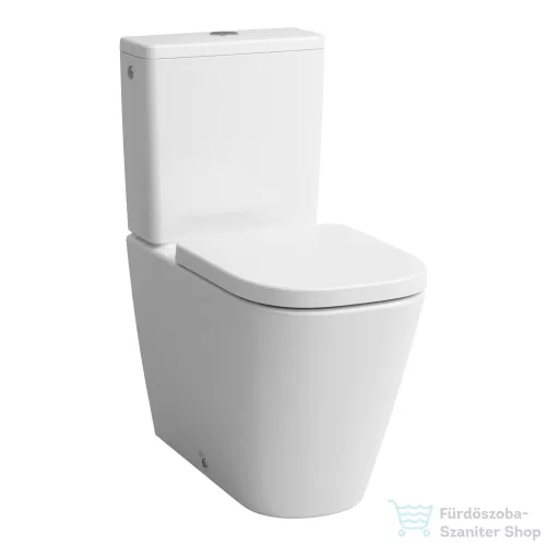 Laufen MEDA perem nélküli,mélyöblítésű monoblokkos wc tartály és ülőke nélkül,fehér H8241110000001