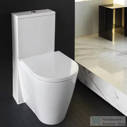 Laufen Kartell By Laufen álló kombi-WC, perem nélküli, mélyöblítésű H8243370000001 ( 824337 )