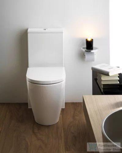 Laufen Kartell By Laufen álló kombi-WC, perem nélküli, mélyöblítésű H8243370000001 ( 824337 )