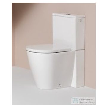   Laufen Kartell By Laufen perem nélküli mélyöblítésű álló kombi WC (tartály,ülőke nélkül),LCC bevonattal,fehér H8243374000001