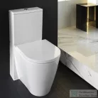 Laufen Kartell By Laufen perem nélküli mélyöblítésű álló kombi WC (tartály,ülőke nélkül),LCC bevonattal,fehér H8243374000001