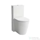 Laufen Kartell By Laufen perem nélküli mélyöblítésű álló kombi WC (tartály,ülőke nélkül),LCC bevonattal,fehér H8243374000001