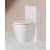 Laufen Kartell By Laufen perem nélküli mélyöblítésű álló kombi WC (tartály,ülőke nélkül),matt fehér H8243377570001