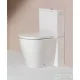 Laufen Kartell By Laufen perem nélküli mélyöblítésű álló kombi WC (tartály,ülőke nélkül),matt fehér H8243377570001