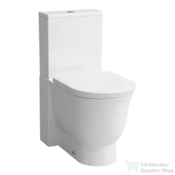   Laufen The New Classic álló kombi-WC,mélyöblítésű,perem nélküli,vario kivezetéssel,matt fehér H8248587570001