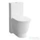Laufen The New Classic álló kombi-WC,mélyöblítésű,perem nélküli,vario kivezetéssel,matt fehér H8248587570001