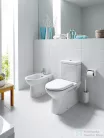 Laufen Pro mélyöblítésű álló kombi-WC LCC bevonattal,vario lefolyós magasított kivitel,fehér H8249554000001