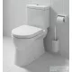 Laufen Pro mélyöblítésű álló kombi-WC oldalsó vízbevezetéssel,vario lefolyós magasított kivitel,LCC bevonattal,fehér H8249554002311