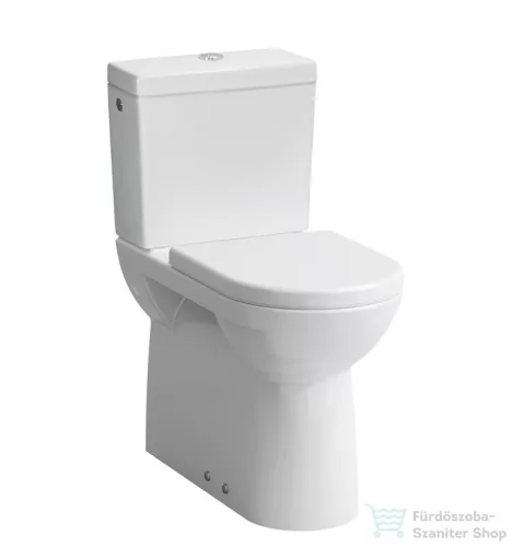 Laufen Pro mélyöblítésű álló kombi-WC oldalsó vízbevezetéssel,vario lefolyós magasított kivitel,LCC bevonattal,fehér H8249554002311