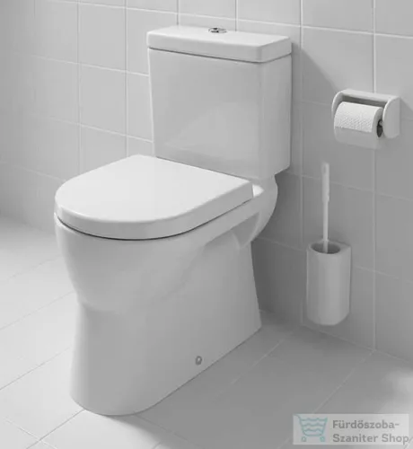 Laufen Pro mélyöblítésű álló kombi-WC LCC Active bevonattal,vario lefolyós magasított kivitel,fehér H824955A000001