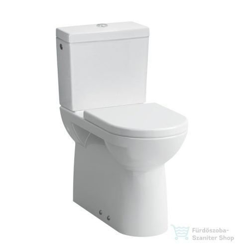 Laufen Pro mélyöblítésű álló kombi-WC oldalsó vízbevezetéssel,vario lefolyós magasított kivitel,LCC Active bevonattal,fehér H824955A002311