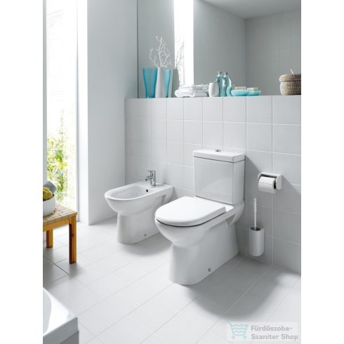 Laufen Pro mélyöblítésű álló kombi-WC oldalsó vízbevezetéssel,vario lefolyós magasított kivitel,LCC Active bevonattal,fehér H824955A002311