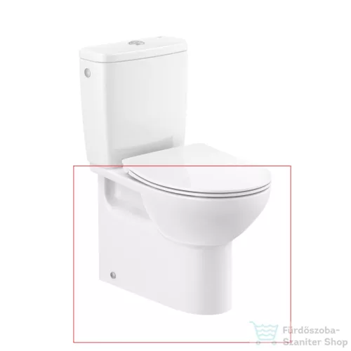 Jika ZETA perem nélküli monoblokkos wc, tartály és tető nélkül, fehér H824Z910000001