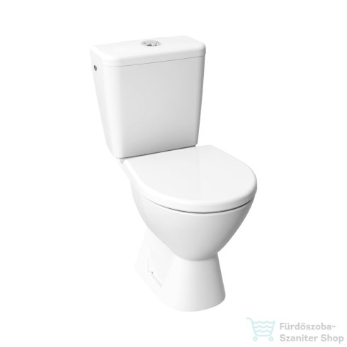 Jika LYRA PLUS perem nélküli hátsó kifolyású monoblokkos wc, oldalsó bekötésű tartállyal, tető nélkül, fehér H8257260002413