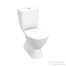   Jika LYRA PLUS perem nélküli alsó kifolyású monoblokkos wc, oldalsó bekötésű tartállyal, tető nélkül, fehér H8257270002413