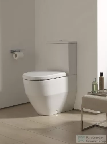 Laufen Pro mélyöblítésű rimless kombi WC,vario lefolyós,oldalsó vízbevezetéssel,LCC Active bevonattal,fehér H825962A002311