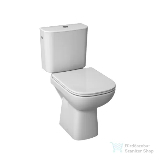 Jika DEEP BY JIKA hátsó kifolyású monoblokkos wc, oldalsó bekötésű tartállyal, tető nélkül, fehér H8266160002801