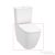 Jika MIO N perem nélküli monoblokkos wc, tartály és tető nélkül, fehér H8267160000001