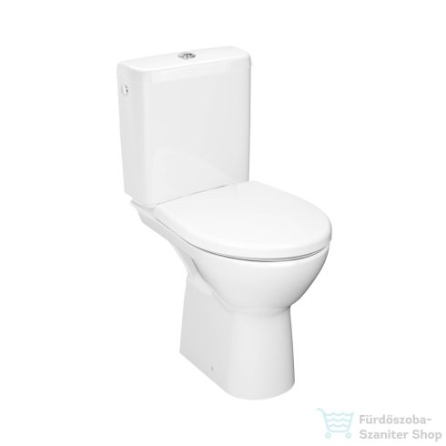 Jika LYRA PLUS perem nélküli hátsó kifolyású monoblokkos wc, oldalsó bekötésű tartállyal, tető nélkül, fehér H8273860002801