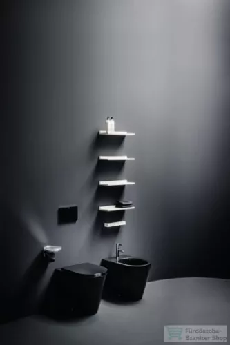 Laufen Kartell By Laufen álló bidé,fényes fekete H8323310203021