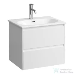   Laufen Lua 60 cm-es mosdó és alsószekrény kombináció 2 fiókkal,matt fehér H8600832601041