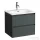 Laufen Lua 60 cm-es mosdó és alsószekrény kombináció 2 fiókkal,Traffic Grey H8600832661041