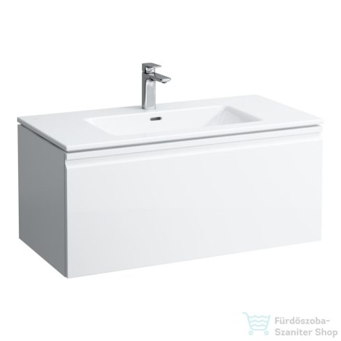 Laufen Pro S 100x50 cm-es 1 fiókos mosdó és alsószekrény kombináció,matt fehér H8609654631041