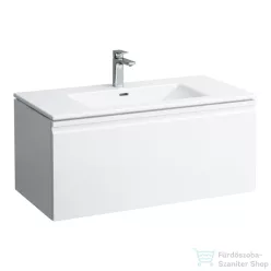   Laufen Pro S 100x50 cm-es 1 fiókos mosdó és alsószekrény kombináció,fényes fehér H8609654751041
