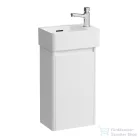 Laufen BASE 2.0 34x22 cm-es 1 ajtós, jobbos alsószekrény és VAL mosdó kombináció csaptelep nélkül, matt fehér H8612802601061