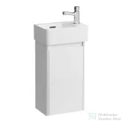 Laufen BASE 2.0 34x22 cm-es 1 ajtós, jobbos alsószekrény és VAL mosdó kombináció csaptelep nélkül, fényes fehér H8612802611061