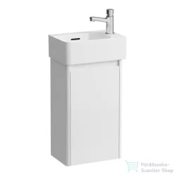   Laufen BASE 2.0 34x22 cm-es 1 ajtós, jobbos alsószekrény és VAL mosdó kombináció csaptelep nélkül, fényes fehér H8612802611061