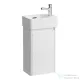 Laufen BASE 2.0 34x22 cm-es 1 ajtós, jobbos alsószekrény és VAL mosdó kombináció csaptelep nélkül, fényes fehér H8612802611061