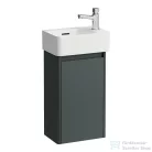 Laufen BASE 2.0 34x22 cm-es 1 ajtós, jobbos alsószekrény és VAL mosdó kombináció csaptelep nélkül, Traffic grey H8612802661061