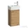 Laufen BASE 2.0 34x22 cm-es 1 ajtós, jobbos alsószekrény és VAL mosdó kombináció csaptelep nélkül, vad tölgy H8612802671061