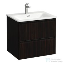   Laufen Palace Kombi csomag, 60x45 cm-es mosdó alsószekrénnyel,sötétbarna szil H8617022631041