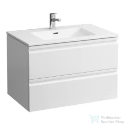   Laufen Pro S 80x50 cm-es mosdó és alsószekrény kombináció, két fiókkal,Fehér H8619634631041