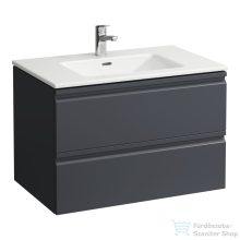   Laufen Pro S 80x50 cm-es mosdó és alsószekrény kombináció, két fiókkal,Grafit H8619634801041