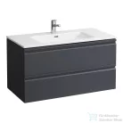 Laufen Pro S 100x50 cm-es 2 fiókos mosdó és alsószekrény kombináció,Grafit H8619654801041
