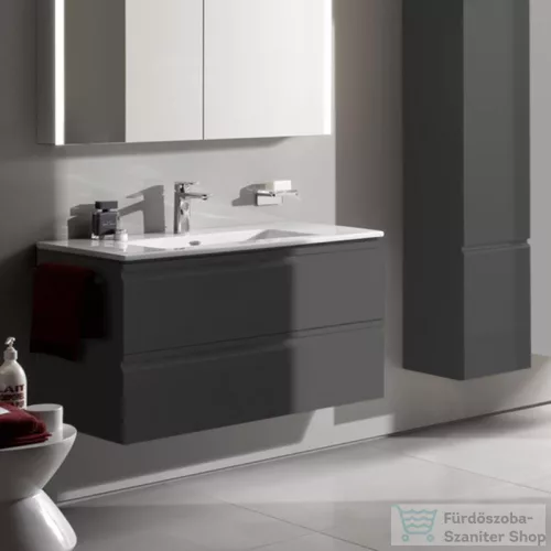 Laufen Pro S 100x50 cm-es 2 fiókos mosdó és alsószekrény kombináció,Grafit H8619654801041